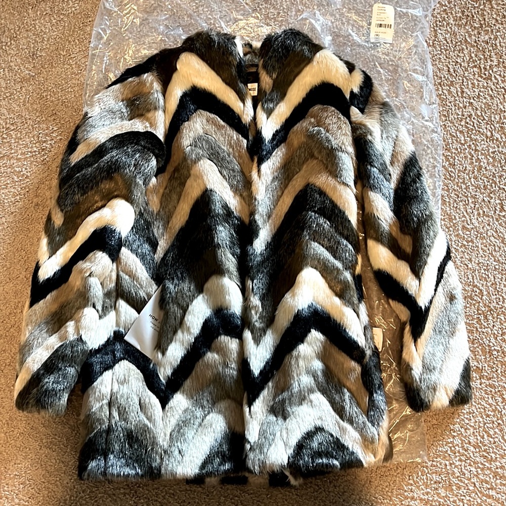 Amuse society Waylon faux fur coat